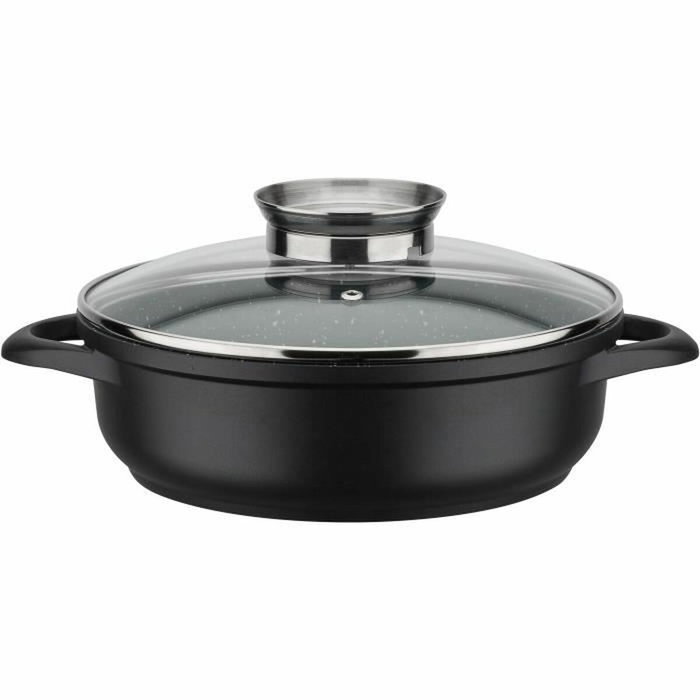 GSW Batería Granito Gourmet de aluminio forjado, 10 piezas, Inducción