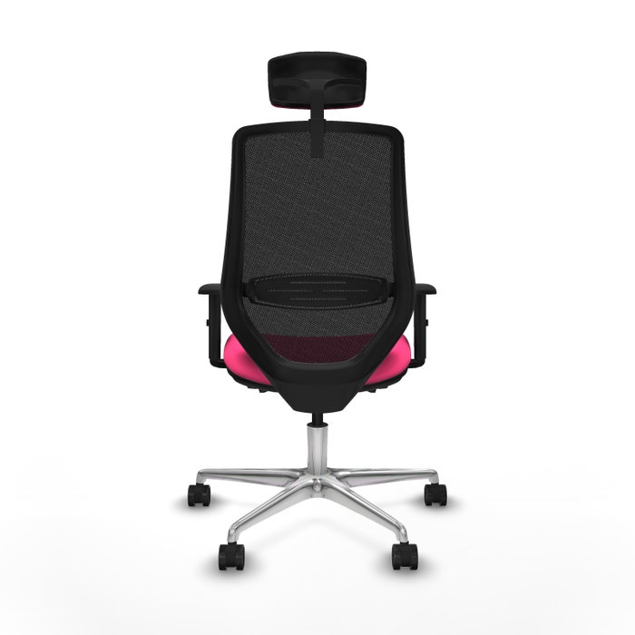 PIQUERAS Y CRESPO Silla de oficina Mardos Rosa y Negro