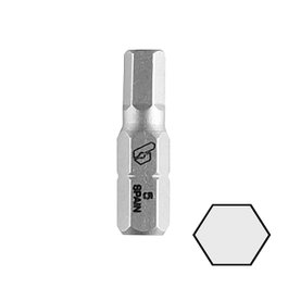 BIANDITZ Punta de atornillar hexagonal Allen de acero 2.5mm