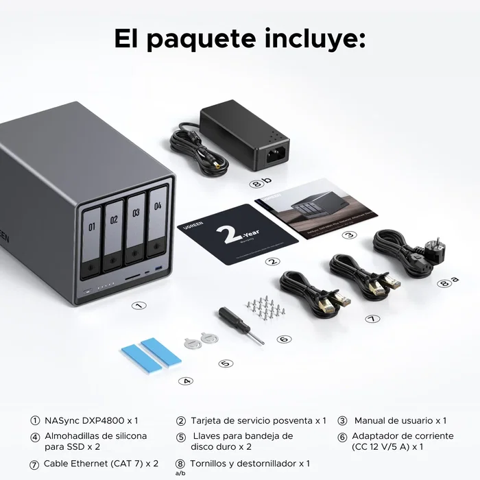Ugreen nasync dxp4800 (4 bay) 25372b Ugreen nasync dxp4800 (4 bay) 25372b