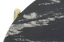 DKD Home Decor Mesa de Centro de Mármol y Hierro Negro y Dorado