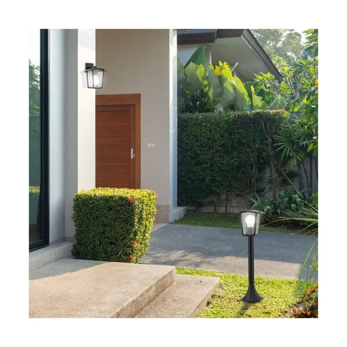 Rabalux Lámpara de Suelo Exterior Taverna IP44 Negro