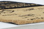 DKD Home Decor Felpudo Marron Claro Negro Fibra Coco PVC 40 x 1.5 x 60 cm (6 Unidades)