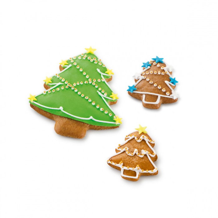 Tescoma Moldes cortadores dobles forma árbol de Navidad Delícia, 2 piezas
