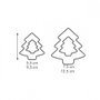 Tescoma Moldes cortadores dobles forma árbol de Navidad Delícia, 2 piezas