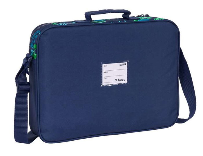Cartera Escolar El Niño Glassy Azul marino 38 x 28 x 6 cm