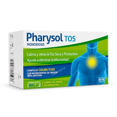 PHARYSOL Tos Monodosis Caja 16 Sobres