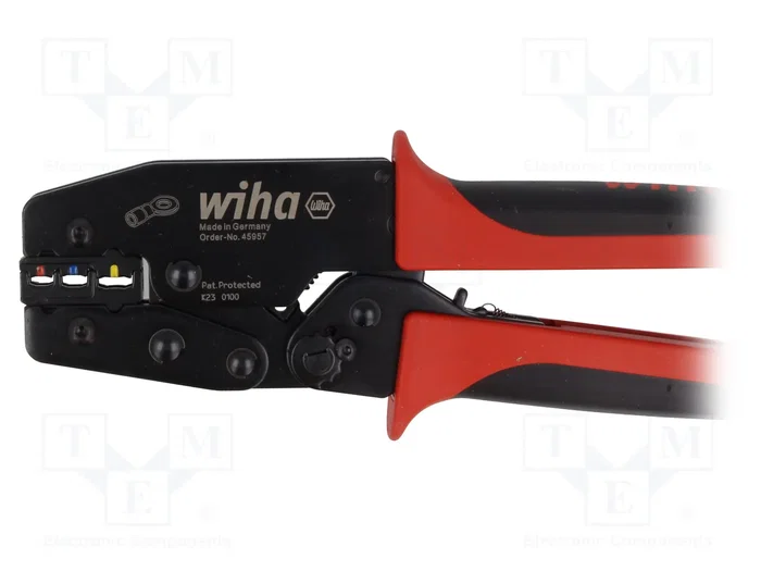 WIHA Crimpadora para terminales de cable y conectores aislados