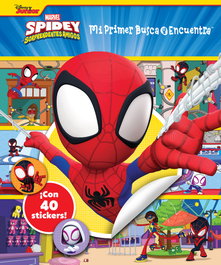 PI KIDS Mi primer busca y encuentra con pegatinas Spidey