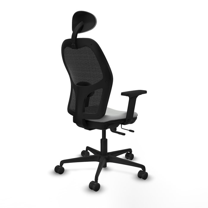 PIQUERAS Y CRESPO Silla de oficina Jorquera Gris claro y Negro