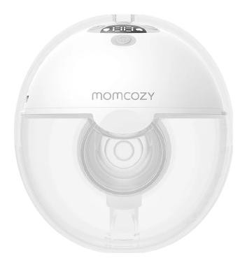 Momcozy M5 Sacaleches Doble Portátil con Batería y Caja de Almacenamiento, Gris