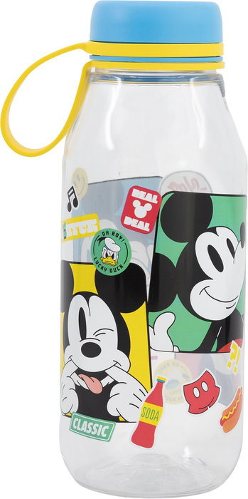 Botella de Agua Mickey Mouse CZ11358 460 ml Azul Silicona