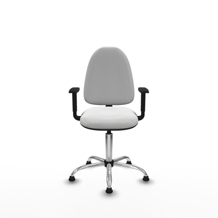 PIQUERAS Y CRESPO Silla de oficina Aýna Blanca con Brazos 1D