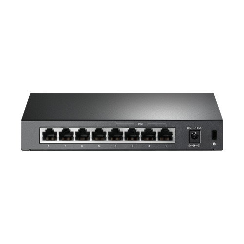 TP-Link TL-SF1008P Switch de 8 puertos con 4 puertos PoE Negro