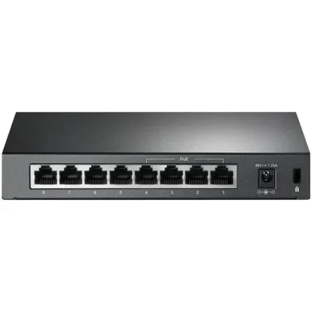 TP-Link Switch TL-SF1008P V2 - Switch de Escritorio 8 Puertos 10/100 Mbps No Gestionable, con 4 Puertos PoE IEEE 802.3af (Alimentación por Ethernet)