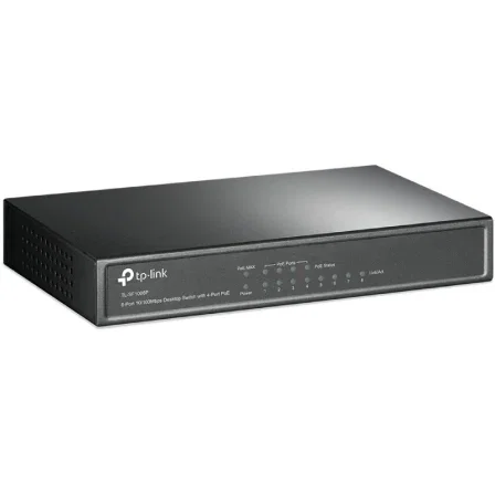 TP-Link Switch TL-SF1008P V2 - Switch de Escritorio 8 Puertos 10/100 Mbps No Gestionable, con 4 Puertos PoE IEEE 802.3af (Alimentación por Ethernet)