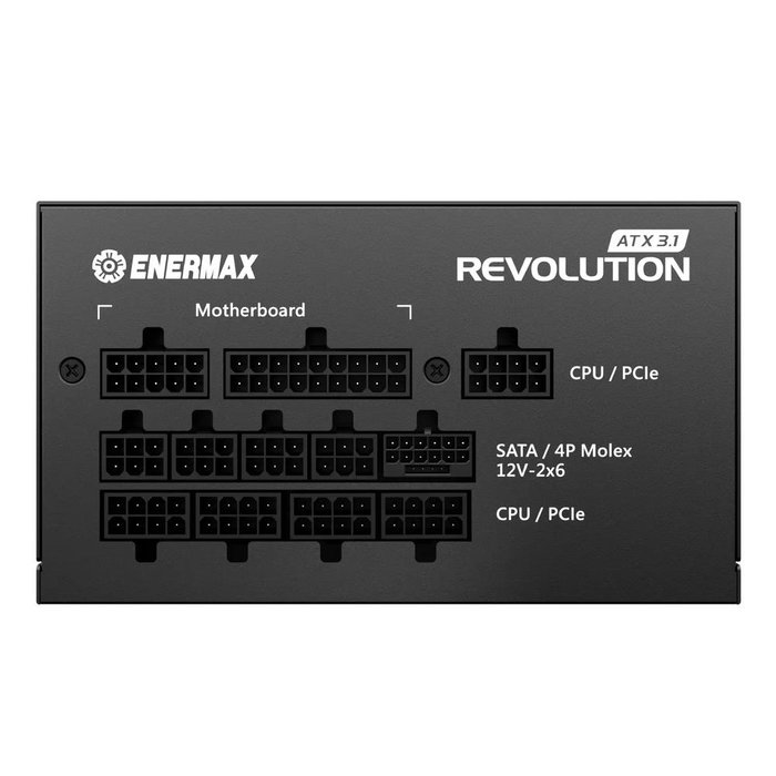 Enermax Fuente Alimentacion Revolution ERS1200EWT-V2 1200W 80+ Gold ATX 3.1 Modular Enermax Fuente Alimentacion Revolution ERS1200EWT-V2 1200W 80+ Gold ATX 3.1 Modular
