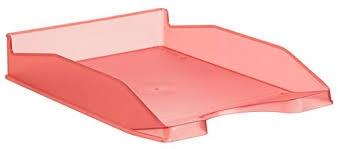 Archivo 2000 Archivo Bandeja Apilable En 3 Posiciones, Fondo Liso, Para Din A4 y Folio, 345 x 255 x 60 mm, Rojo Traslúcido Archivo 2000 Archivo Bandeja Apilable En 3 Posiciones, Fondo Liso, Para Din A4 y Folio, 345 x 255 x 60 mm, Rojo Traslúcido