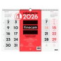FINOCAM Calendario de Pared Mensual 2027 con Números Grandes 430x310 mm