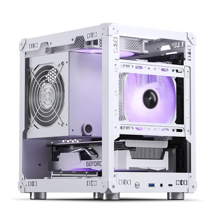 Jonsbo C6 Mini Tower Blanco Micro-ATX/Mini-ITX