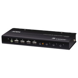 ATEN CS784H Switch KVM de 4 puertos USB HDMI 4K Ultra HD