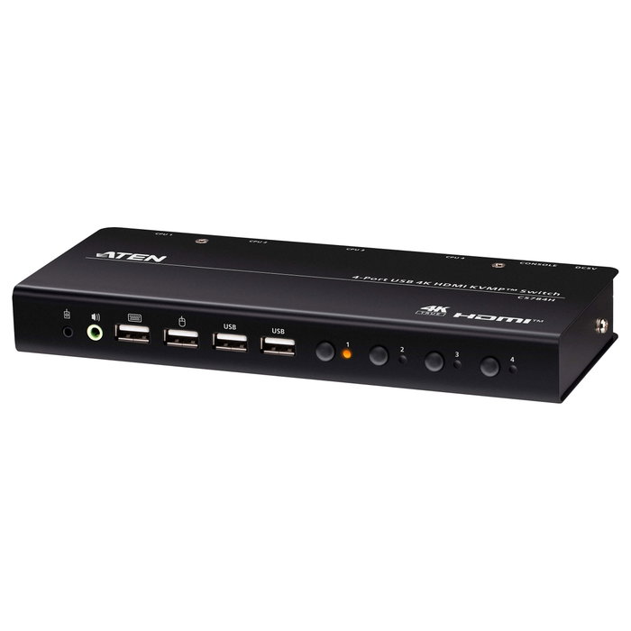 ATEN CS784H Switch KVM de 4 puertos USB HDMI 4K Ultra HD ATEN CS784H Switch KVM de 4 puertos USB HDMI 4K Ultra HD
