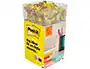Post-it Bloc de Notas Adhesivas Quita y Pon Cubo 76x76 mm Expositor Suelo 96 Unidades Surtidas 5426-P 2014-UCP 2014-LPP