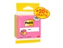 Post-it Bloc de Notas Adhesivas Quita y Pon Cubo 76x76 mm Expositor Suelo 96 Unidades Surtidas 5426-P 2014-UCP 2014-LPP