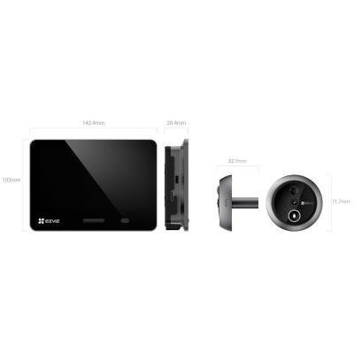 EZVIZ EP4 Cámara de Seguridad Silver, 1080p, Diseño Inteligente, Referencia CS-EP4-R100-1M8WPF-GREU-S