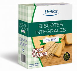 Dietisa Biscotes Integrales con Lino 270g