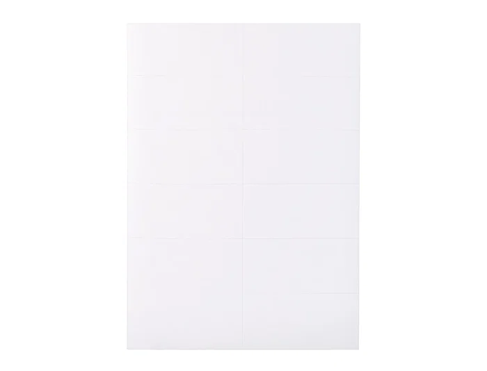 Q-connect Etiqueta Adhesiva KF10652 96.5x42.3 mm para Fotocopiadora Laser Ink-jet, Caja 100 Hojas DIN A4