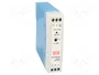 MEAN WELL MDR-20-15 Alimentador de 20W, 15VDC para carril DIN