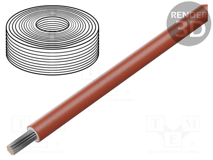 Qoltec Cable solar fotovoltaico 4mm² 100m rojo Qoltec Cable solar fotovoltaico 4mm² 100m rojo