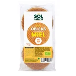 SOLNATURAL Obleas Con Miel 175Gr Bio