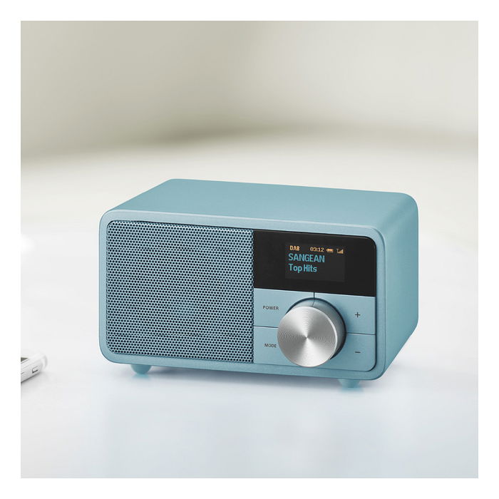 Sangean DDR-7 Radio Digital Personal DAB+ / FM, Bluetooth 5.0, USB-C, Batería Recargable, Pantalla OLED, Color Azul Sangean DDR-7 Radio Digital Personal DAB+ / FM, Bluetooth 5.0, USB-C, Batería Recargable, Pantalla OLED, Color Azul