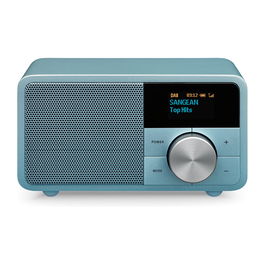 Sangean DDR-7 Radio Digital Personal DAB+ / FM, Bluetooth 5.0, USB-C, Batería Recargable, Pantalla OLED, Color Azul