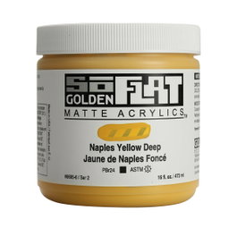 Golden SoFlat Acrílico Naples Amarillo Deep