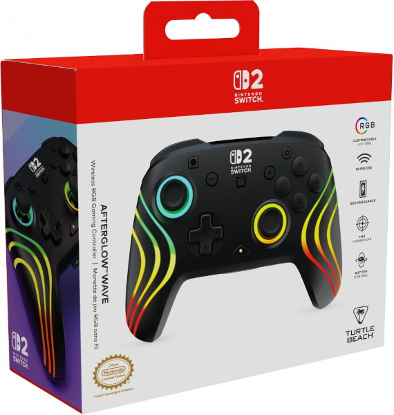 Turtle Beach Afterglow Wave Wireless RGB - Negro Turtle Beach Afterglow Wave Wireless RGB - Negro