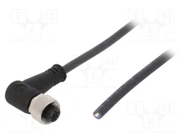 WEIDMÜLLER Cable para sensores M12 hembra angular 3m