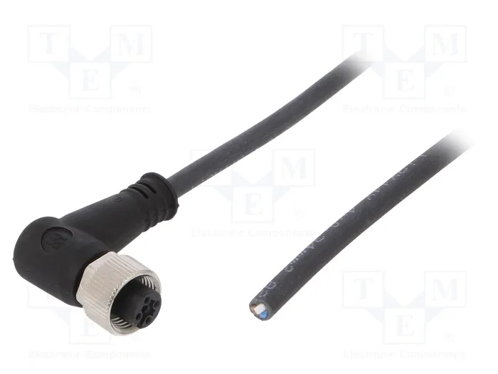 WEIDMÜLLER Cable para sensores M12 hembra angular 3m WEIDMÜLLER Cable para sensores M12 hembra angular 3m