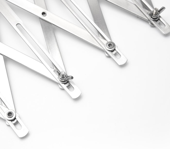 Quttin Cortador de Masa 5 Ruedas Acero Inoxidable 24.8 cm (12 Unidades)