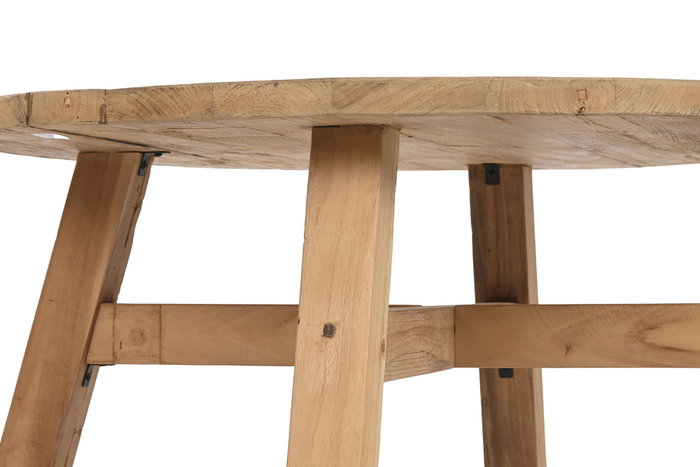 DKD Home Decor Mesita Auxiliar de Madera 90x90x40