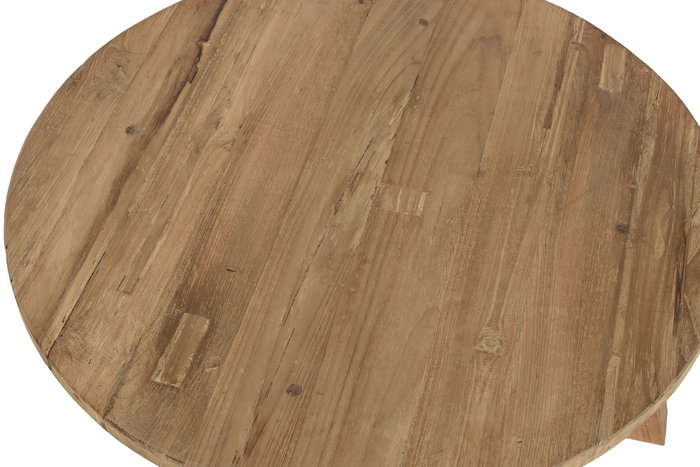 DKD Home Decor Mesita Auxiliar de Madera 90x90x40