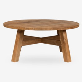 DKD Home Decor Mesita Auxiliar de Madera 90x90x40