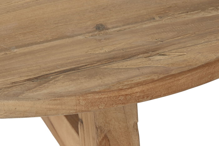 DKD Home Decor Mesita Auxiliar de Madera 90x90x40