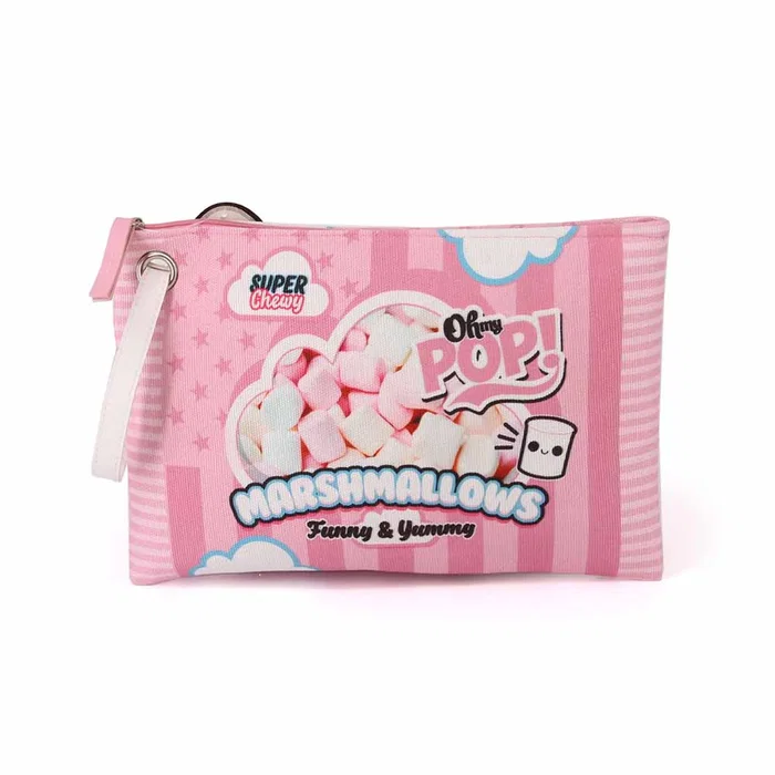 Oh My Pop Neceser de Playa Sunny Marshmallow Rosa
