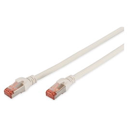 Digitus Cable de Red CAT 6 S/FTP Patchkabel, 3m, Blanco