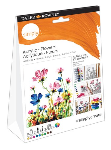 Daler-Rowney Set de Actividades de Pintura Acrílica Simply