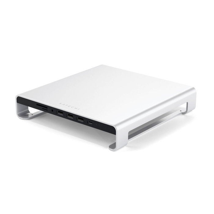 Satechi ST-AMSHS Soporte para Monitor de Aluminio con Concentrador, Plata Satechi ST-AMSHS Soporte para Monitor de Aluminio con Concentrador, Plata