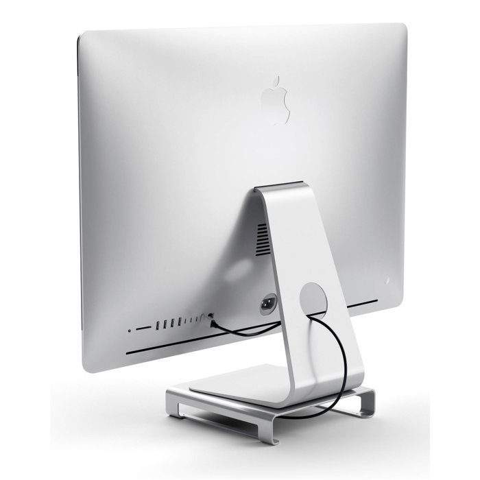Satechi ST-AMSHS Soporte para Monitor de Aluminio con Concentrador, Plata Satechi ST-AMSHS Soporte para Monitor de Aluminio con Concentrador, Plata